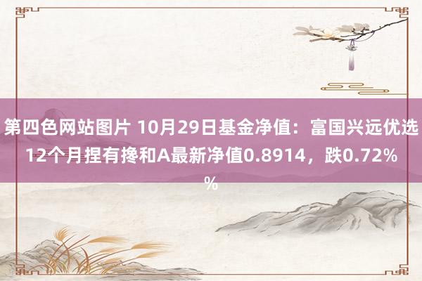 第四色网站图片 10月29日基金净值：富国兴远优选12个月捏有搀和A最新净值0.8914，跌0.72%