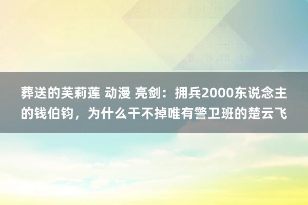 葬送的芙莉莲 动漫 亮剑：拥兵2000东说念主的钱伯钧，为什么干不掉唯有警卫班的楚云飞